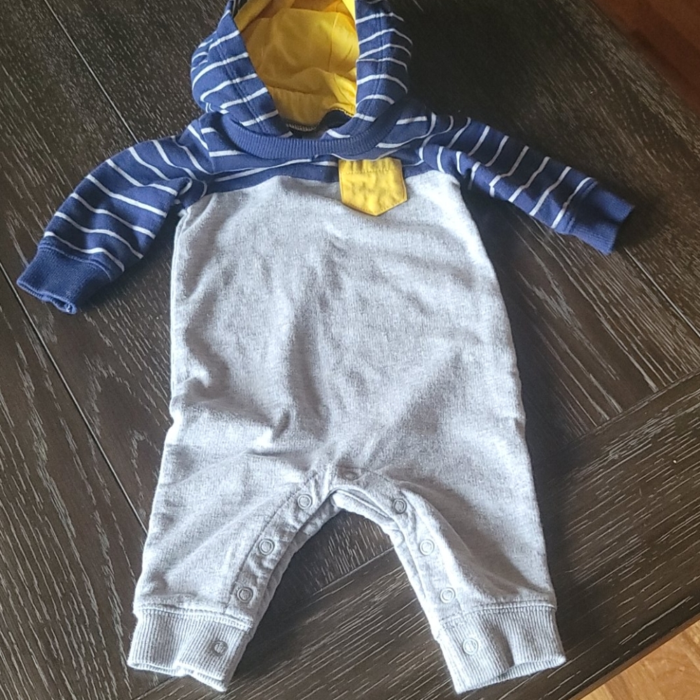 Carters 3 month sweatshirt onesie